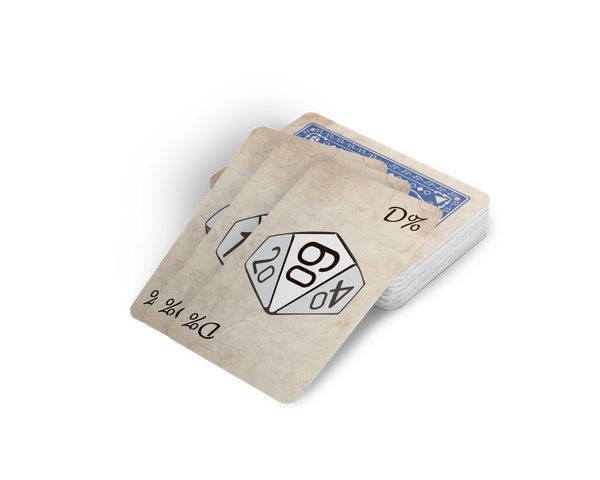 Изображение товара Набор карт для настольной игры Pandora's Box Studio Десятигранник с десятками от 00 до 90 / 05PB025