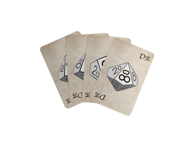 Изображение товара Набор карт для настольной игры Pandora's Box Studio Десятигранник с десятками от 00 до 90 / 05PB025