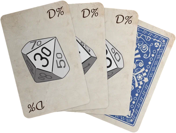 Изображение товара Набор карт для настольной игры Pandora's Box Studio Десятигранник с десятками от 00 до 90 / 05PB025