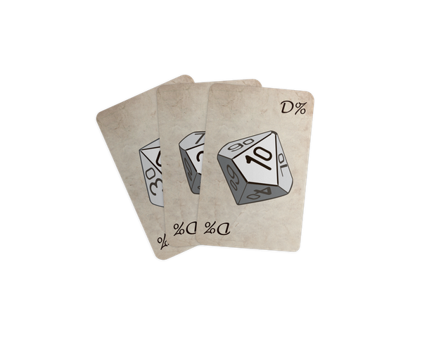 Изображение товара Набор карт для настольной игры Pandora's Box Studio Десятигранник с десятками от 00 до 90 / 05PB025