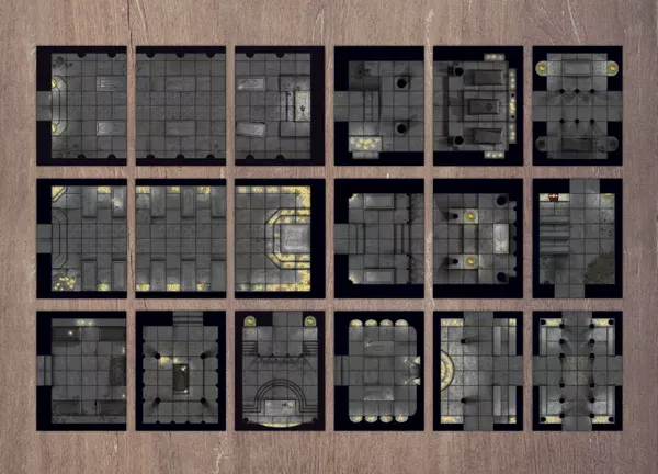 Изображение товара Набор тайлов для настольной игры Pandora's Box Studio Древние склепы / 05PB119 (18шт)