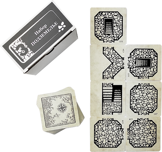 Изображение товара Набор карт для настольной игры Pandora's Box Studio Генератор подземелий / 05PB015 (135шт)