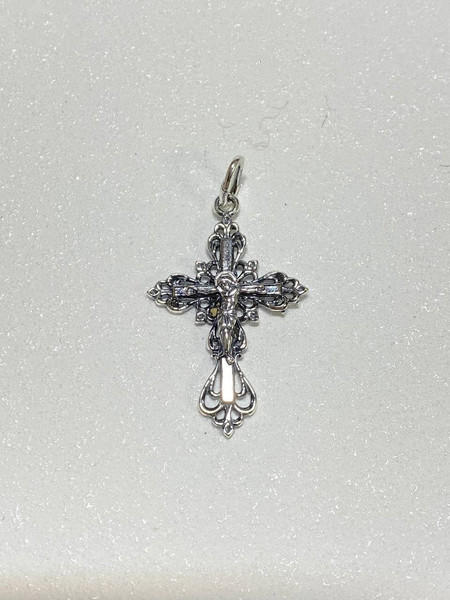 Изображение товара Подвеска Wolves Ажурный нательный крестик серебрение 1390