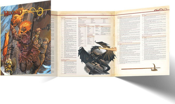 Изображение товара Ширма для настольной игры Pandora's Box Studio Ширма ведущего. Midgard / 01PB154