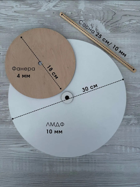 Изображение товара Блюдо для торта ОМурМебель Двухъярусное (1см)