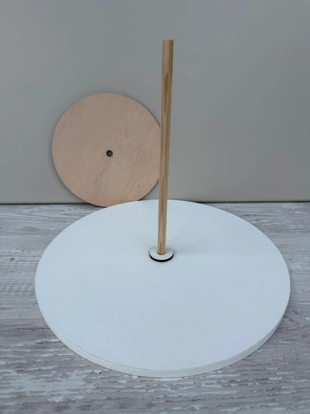 Изображение товара Блюдо для торта ОМурМебель Двухъярусное (1см)