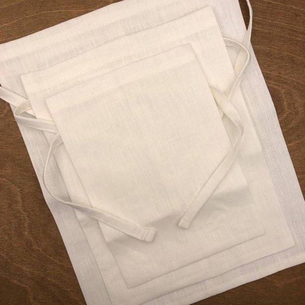 Изображение товара Набор чехлов для одежды ОМурМебель белый (3шт)