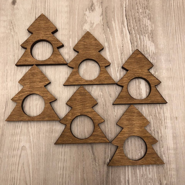 Изображение товара Комплект столового белья ОМурМебель Елка (6шт, зеленый)