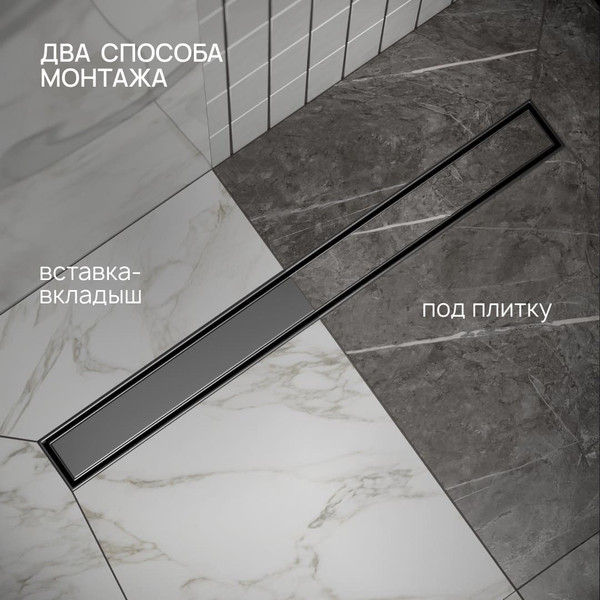 Изображение товара Трап для душа РМС ТЛ02Ч-70х7