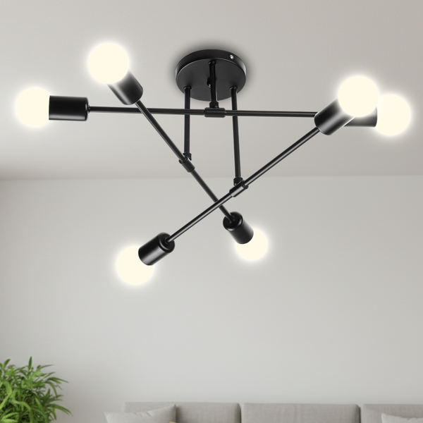 Изображение товара Люстра Sundays Home R-24 / 6204 (черный)