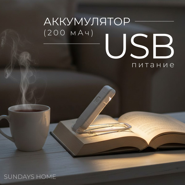 Изображение товара Лампа для чтения Sundays Home LED P25032101