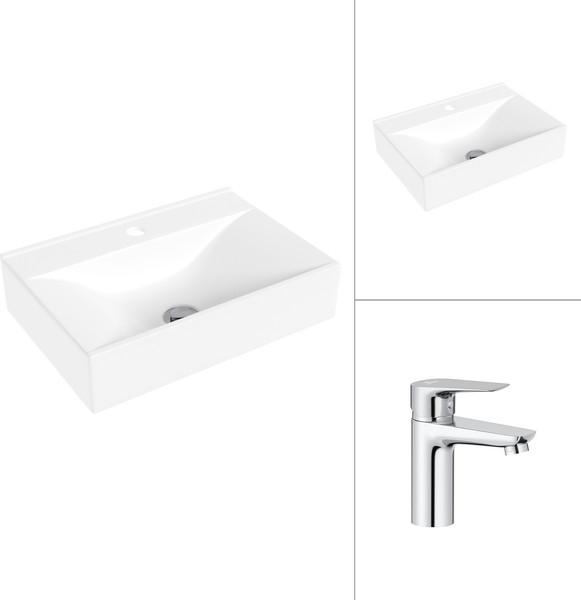 Изображение товара Умывальник со смесителем Lauter 21887B + Awe 21CK128C