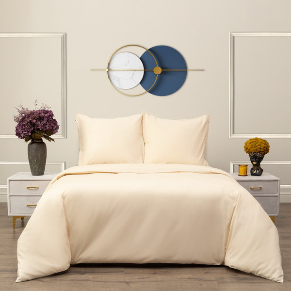 Изображение товара Комплект постельного белья Siberia Home Сэнди 2x 70x70 / Сиб-2x-С-кр70x70 (кремовый)