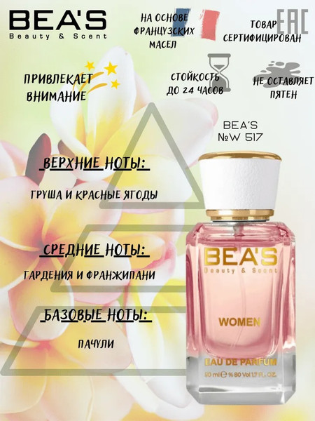 Изображение товара Парфюмерная вода BEA'S W517 (50мл)