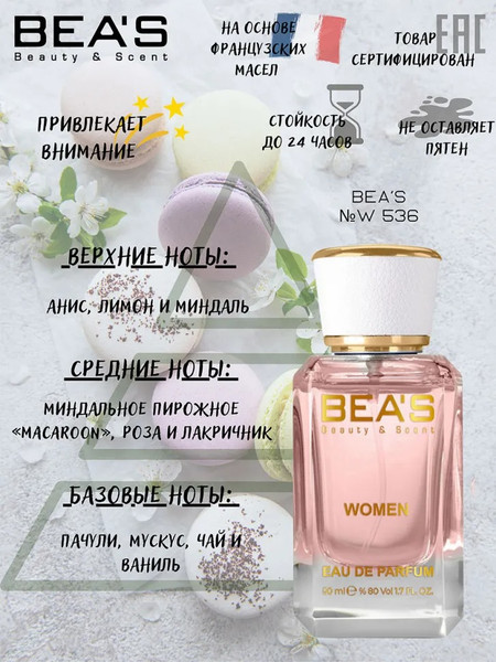 Изображение товара Парфюмерная вода BEA'S W536 (50мл)