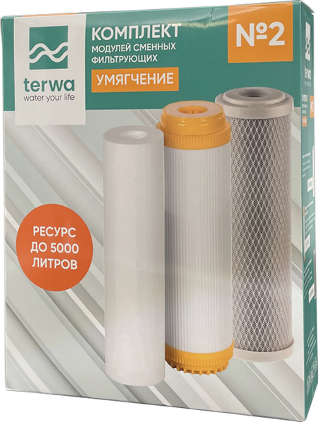 Изображение товара Комплект модулей сменных фильтрующих Terwa №2 Умягчение