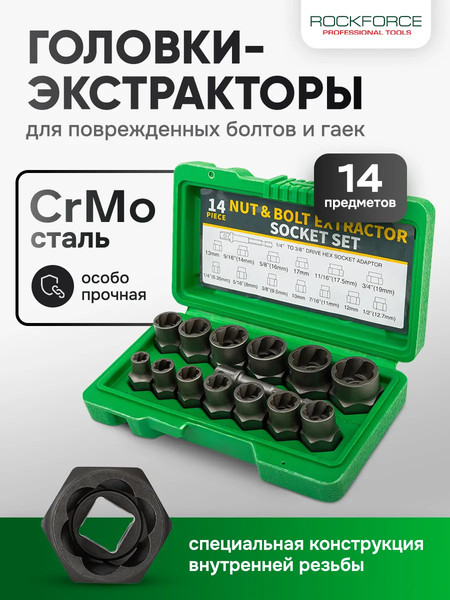 Изображение товара Набор экстракторов RockForce RF-1321S (65736)