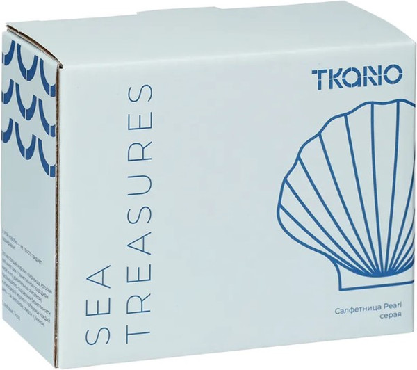 Изображение товара Салфетница Tkano Pearl Sea treasures / TK25-TW_NAP0002 (серый)