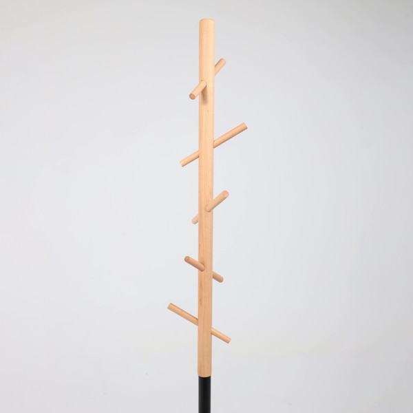 Изображение товара Стойка для одежды AksHome Leo (сосна/коричневый)