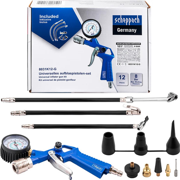 Изображение товара Пневмопистолет Scheppach Sch-8031K12-G (65738)