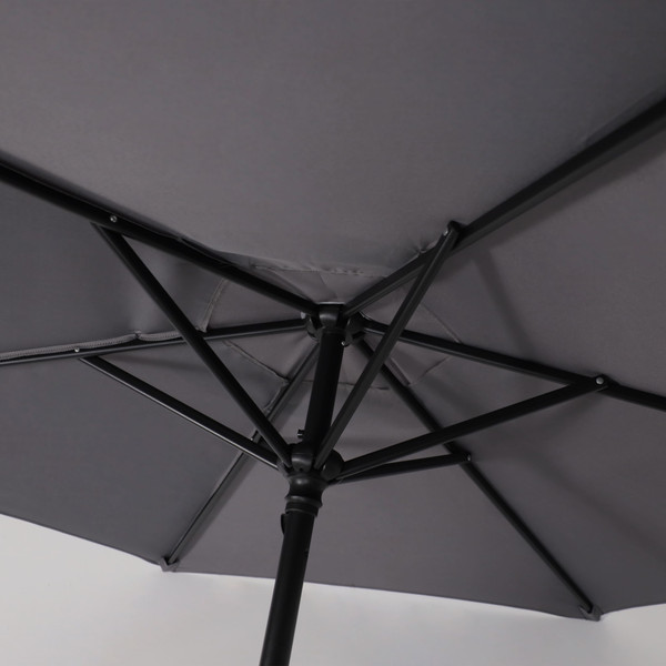 Изображение товара Комплект садовой мебели AksHome Picnic (серый/черный)