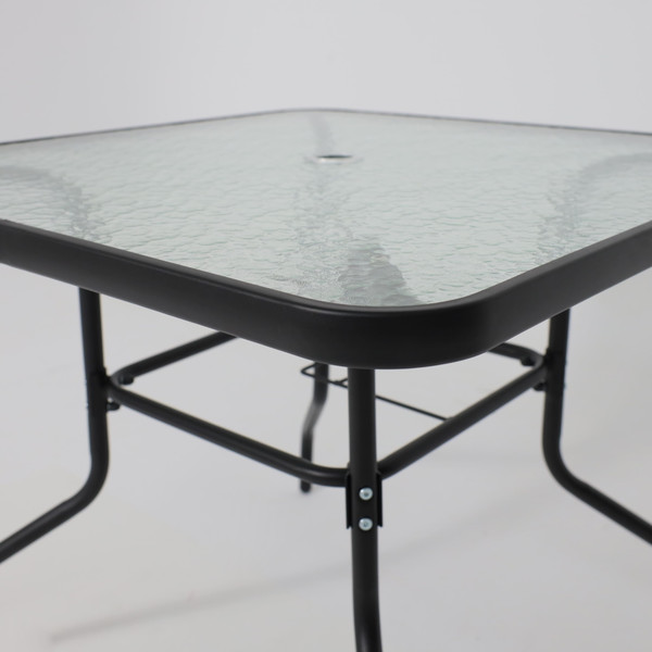 Изображение товара Комплект садовой мебели AksHome Picnic (серый/черный)