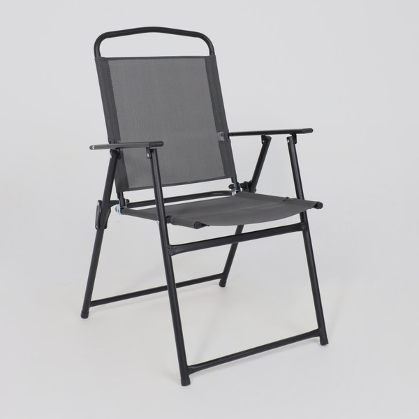 Изображение товара Комплект садовой мебели AksHome Picnic (серый/черный)