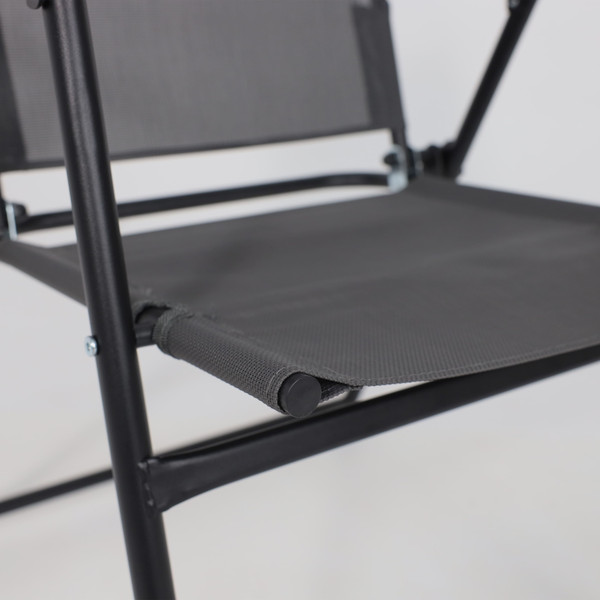 Изображение товара Комплект садовой мебели AksHome Picnic (серый/черный)