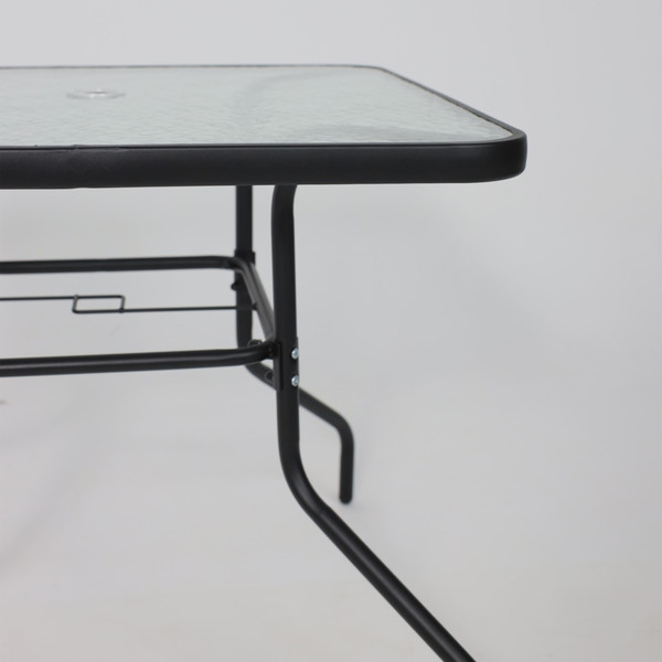 Изображение товара Комплект садовой мебели AksHome Picnic (серый/черный)