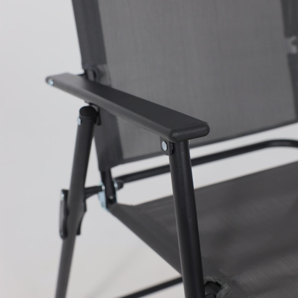 Изображение товара Комплект садовой мебели AksHome Picnic (серый/черный)