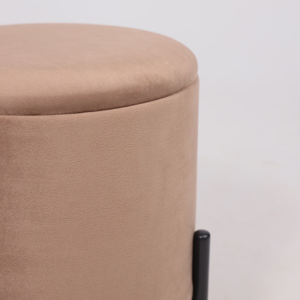 Изображение товара Пуф AksHome Boot (серо-бежевый велюр MY 180G-13/черный)