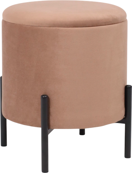 Изображение товара Пуф AksHome Boot (серо-бежевый велюр MY 180G-13/черный)