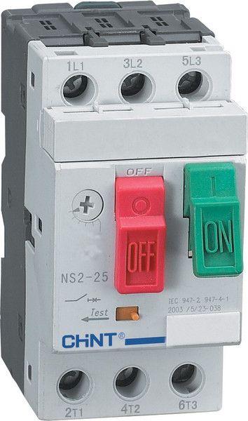 Изображение товара Выключатель автоматический Chint NS2-25 0.1-0.16А / 495072
