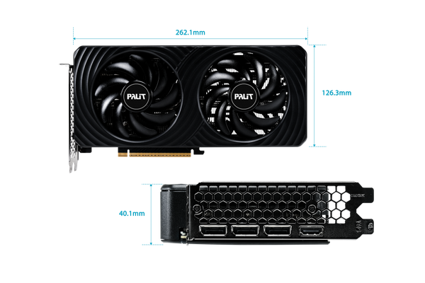 Изображение товара Видеокарта Palit RTX 5060 Dual OC 8GB (NE75060S19P1-GB2063D)