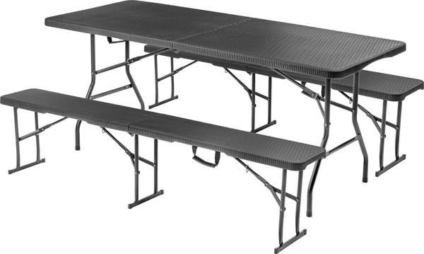 Изображение товара Комплект складной мебели Sundays AC-Z180R-2/AC-ZD183R (коричневый)