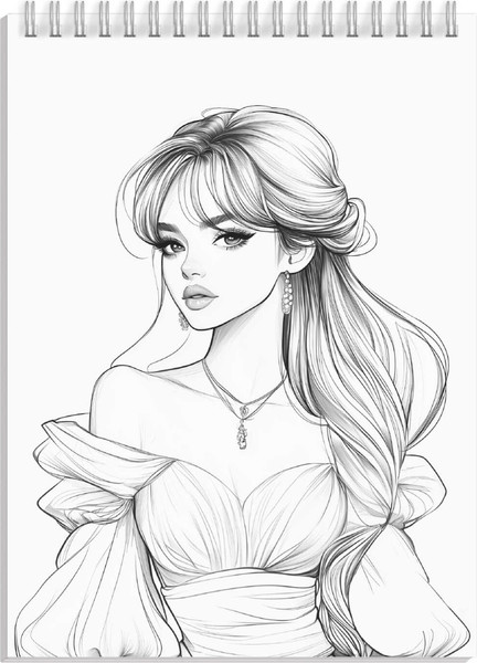 Изображение товара Раскраска-антистресс Феникс+ Создай образ. Вечерние платья / 70887