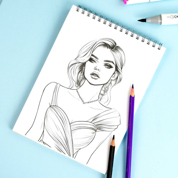 Изображение товара Раскраска-антистресс Феникс+ Создай образ. Вечерние платья / 70887