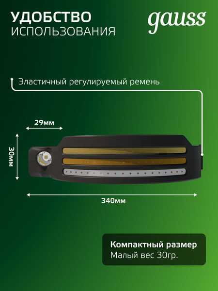 Изображение товара Фонарь Gauss GFL412 / GF412