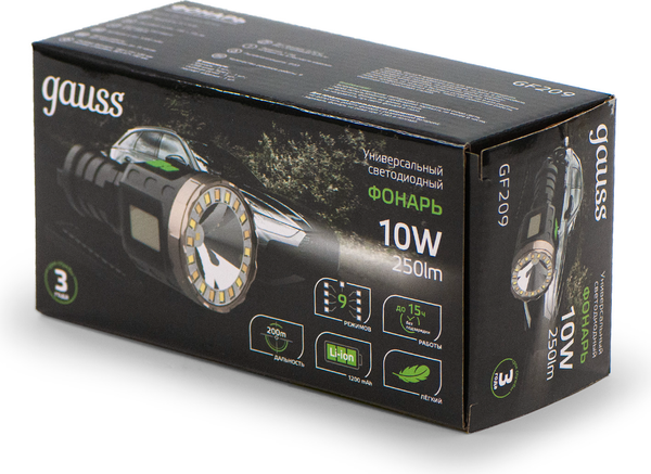 Изображение товара Фонарь Gauss GFL209 / GF209