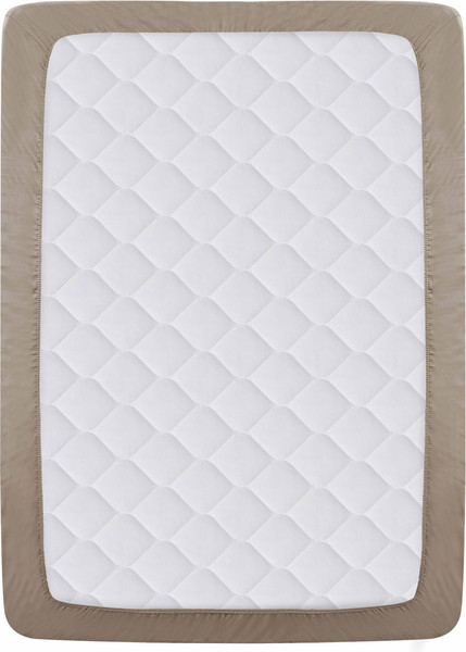 Изображение товара Простыня DO&CO Soft на резинке 90x200x30 / 12121 (коричневый)