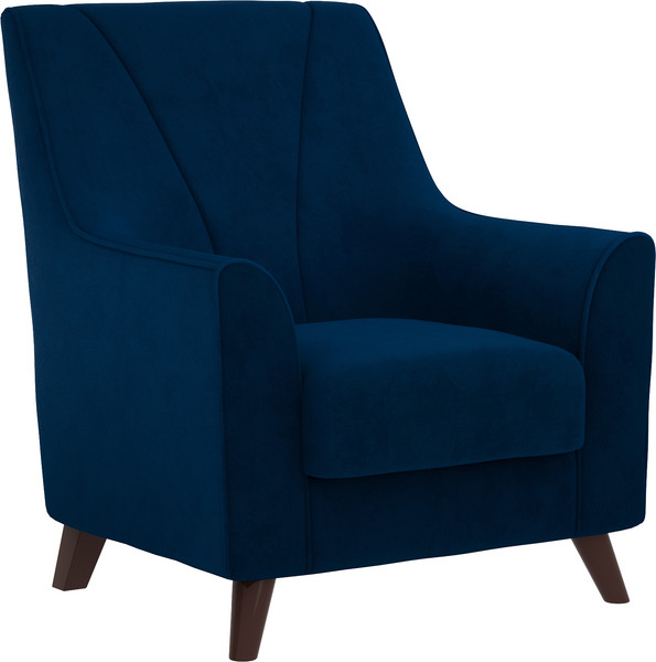 Изображение товара Кресло мягкое Bravo Мебель Далас-1 стандарт 14 вариант (глубокий синий)