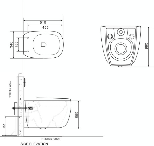 Изображение товара Унитаз подвесной с инсталляцией Roxen StounFix Dual Fresh 968523