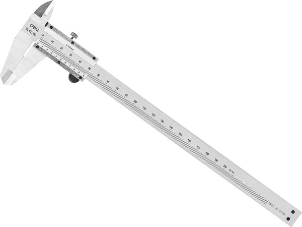 Изображение товара Штангенциркуль Deli YS EDL92200 (200мм, серебристый)