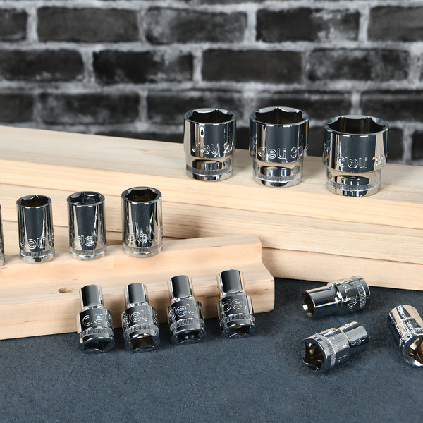 Изображение товара Головка слесарная Deli Торцевая шестигранная YS EDQ4032 (1/2", 32мм)