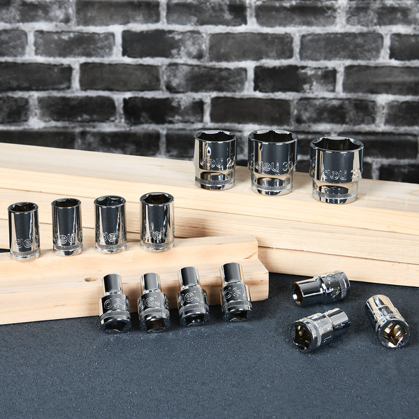 Изображение товара Головка слесарная Deli Торцевая шестигранная YS EDQ4014 (1/2", 14мм)