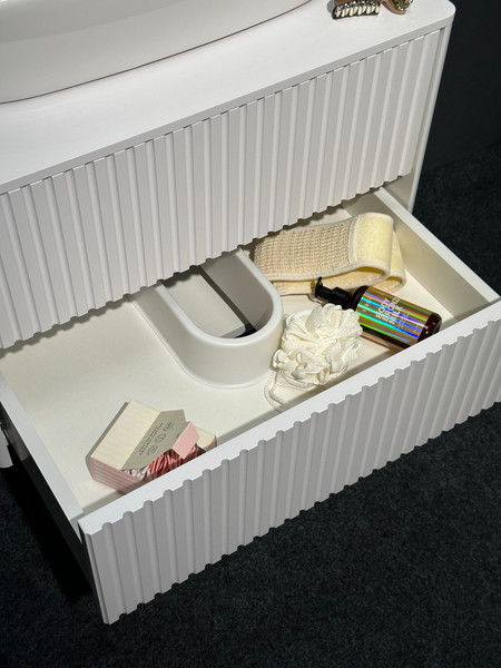 Изображение товара Тумба под умывальник Shtabe Gross 600 6076 (белый, эко)