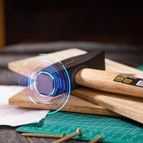 Изображение товара Молоток Deli YS DL442800 (800г, деревянная рукоятка)