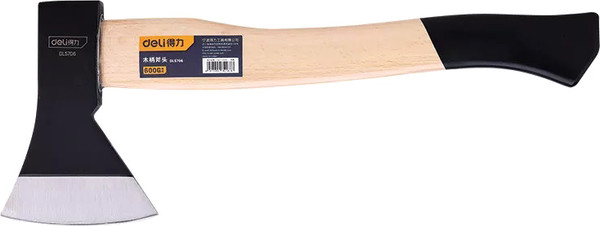 Изображение товара Топор Deli YS DL5706 (600г, деревянная рукоятка)