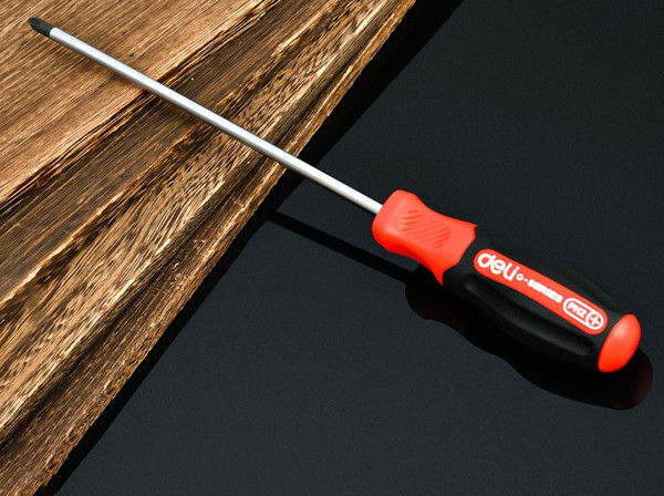 Изображение товара Отвертка Deli RS EDL3460 (PH2x100мм, черный/красный)