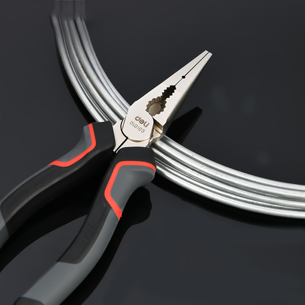 Изображение товара Длинногубцы Deli EDL0103 (черный/красный)